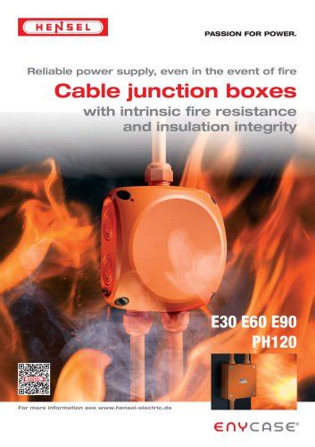 junction box for triplex system|Brochure .